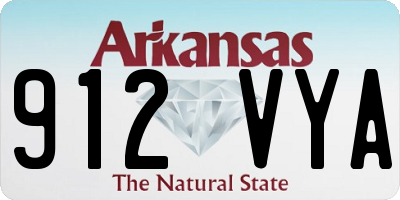 AR license plate 912VYA