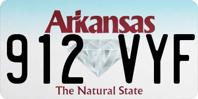 AR license plate 912VYF