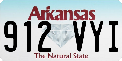 AR license plate 912VYI