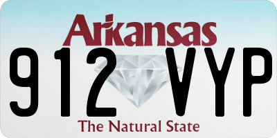 AR license plate 912VYP
