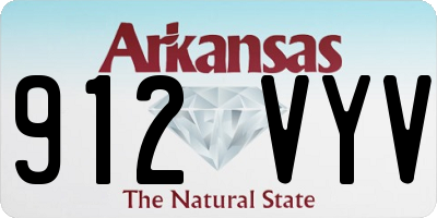 AR license plate 912VYV