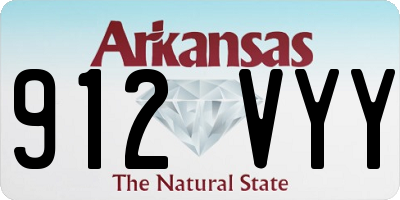 AR license plate 912VYY