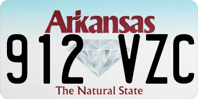 AR license plate 912VZC