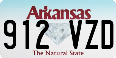 AR license plate 912VZD