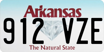 AR license plate 912VZE