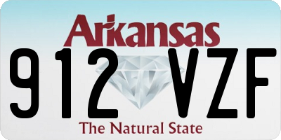AR license plate 912VZF