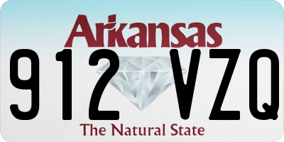 AR license plate 912VZQ
