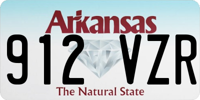 AR license plate 912VZR