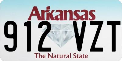 AR license plate 912VZT