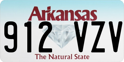 AR license plate 912VZV