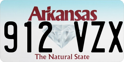 AR license plate 912VZX
