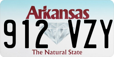 AR license plate 912VZY