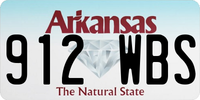 AR license plate 912WBS