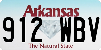 AR license plate 912WBV