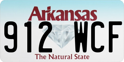 AR license plate 912WCF