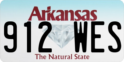AR license plate 912WES