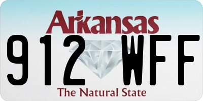 AR license plate 912WFF
