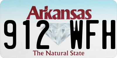 AR license plate 912WFH