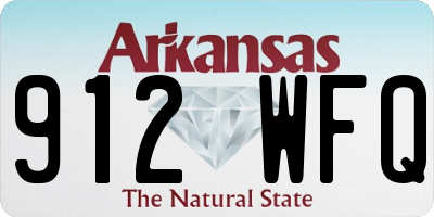 AR license plate 912WFQ