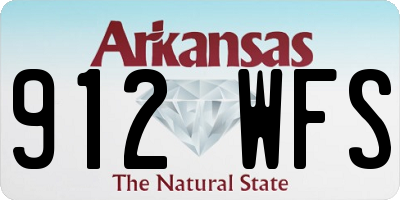 AR license plate 912WFS