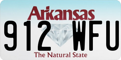 AR license plate 912WFU