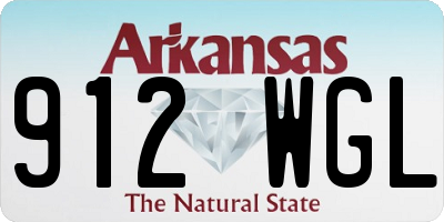 AR license plate 912WGL