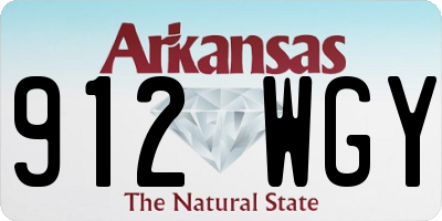 AR license plate 912WGY