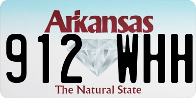 AR license plate 912WHH