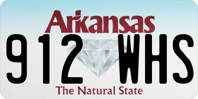 AR license plate 912WHS