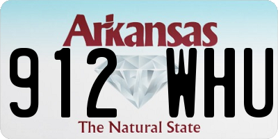 AR license plate 912WHU