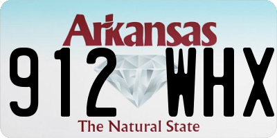 AR license plate 912WHX