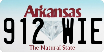 AR license plate 912WIE