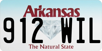 AR license plate 912WIL