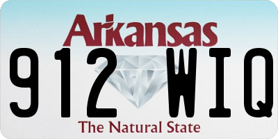 AR license plate 912WIQ