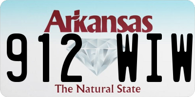 AR license plate 912WIW