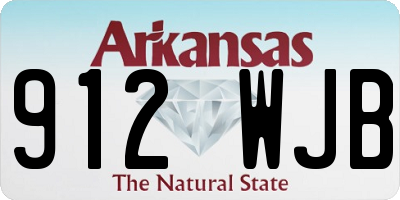 AR license plate 912WJB