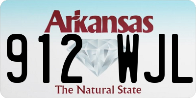 AR license plate 912WJL
