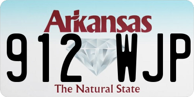 AR license plate 912WJP