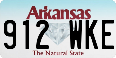 AR license plate 912WKE