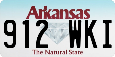 AR license plate 912WKI