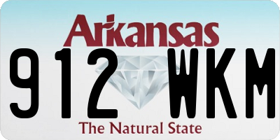 AR license plate 912WKM