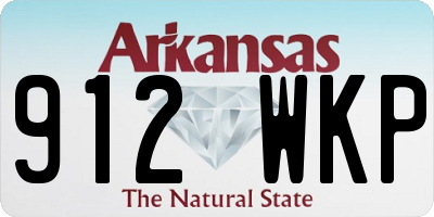 AR license plate 912WKP