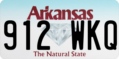 AR license plate 912WKQ