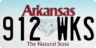 AR license plate 912WKS