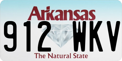 AR license plate 912WKV