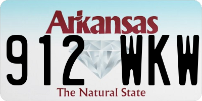 AR license plate 912WKW