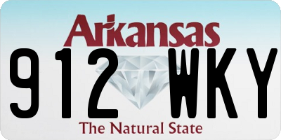 AR license plate 912WKY