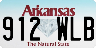 AR license plate 912WLB