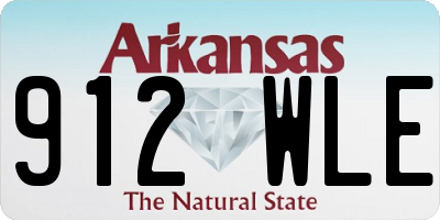 AR license plate 912WLE
