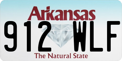 AR license plate 912WLF